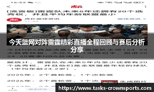 今天篮网对阵雷霆精彩直播全程回顾与赛后分析分享